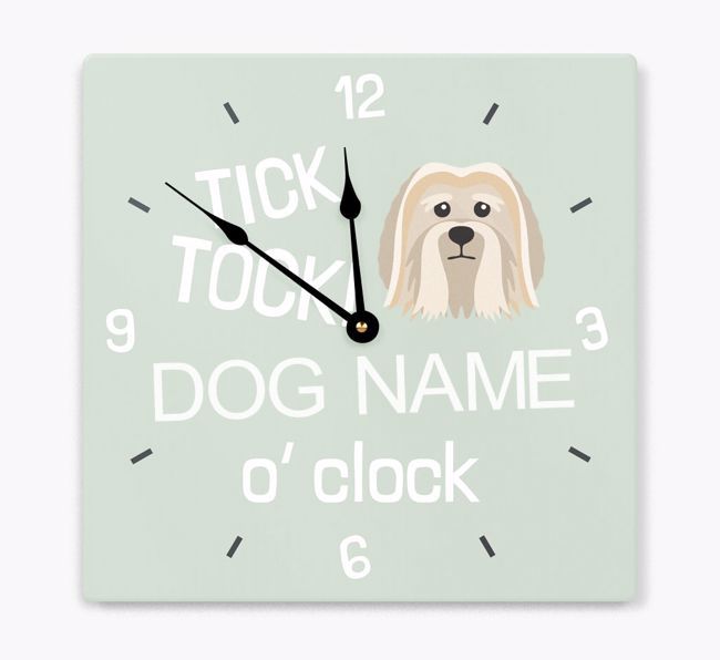 Tick Tock 'O' Clock: Personalized Wall Clock with {breedFullName} Icon